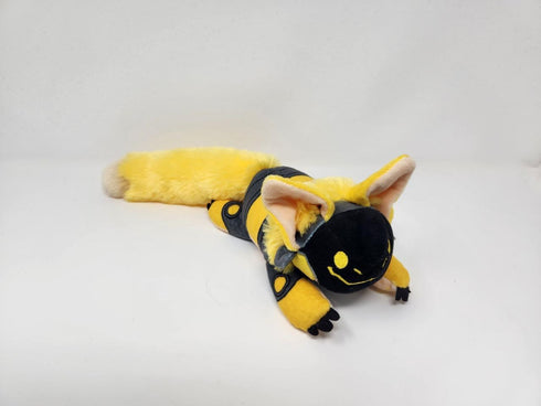 V3 Boss Monsta Protobean Plushie Yellow | Soft & Squishy Collectible Plush Toy | Adorable Robot Bean Plush for Snuggles