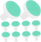COLLBATH 10Pcs Electric Nail Trimmer Replacement Grinding Heads and Gentle Nail Care