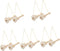 Toyvian 10 Pcs Miniature Guitar Toys | Child Guitar Crafts for DIY Painting and Wooden Guitar Toy