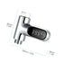 Sunydog 0~100 360 Shower Thermometer,LED Digital Shower Temperature Display Baby Bath Water Thermometer