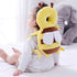 Feidoog Baby Head Protector Cushion Backpack with 3 Knee Pads for Walking & Crawling, Bee Design