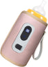 EVGATSAUTO USB Portable Baby Bottle Warmer, Adjustable Temperature LCD Screen, Travel Friendly Milk Warmer for Car