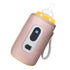 Pink USB Baby Bottle Warmer with LCD Temperature Control