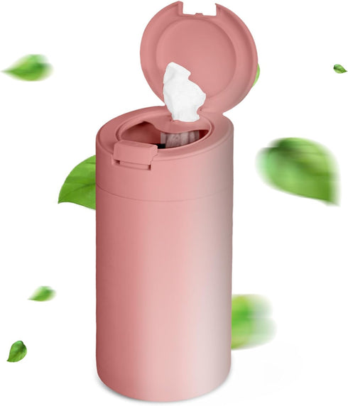 Extra Large Refillable Disinfecting Wet Wipes Dispenser (Pink) | Fits Clorox, Lysol, Bleach, Sanitizing Wipes | Durable
