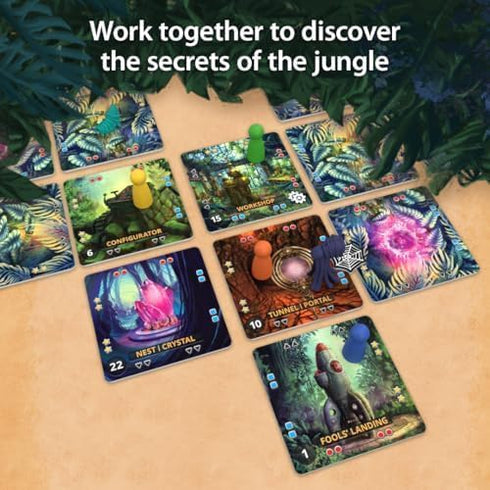Forbidden Jungle Cooperative Board Game - Team Adventure Awaits!