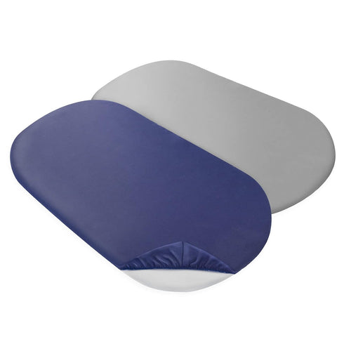 2 Pack Set Bassinet Sheets for Baby Boy Girl Bassinet Sheet Universal Soft Cradle Sheets Fit for Oval Rectangle