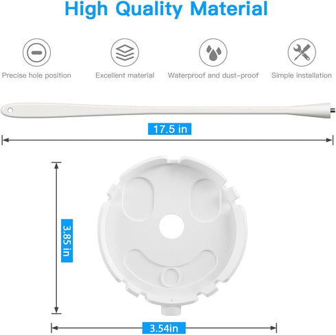 HOLACA Flexible Mount for nannio Baby Monitor - Crib Mount for Hero2 Hero3 Philips Avent SCD843/37, Twist Versatile Kit