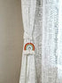 ZWA Handmade Rainbow Wall Hanging, Macrame Wall Art Decor for Kids Room Nursery Home