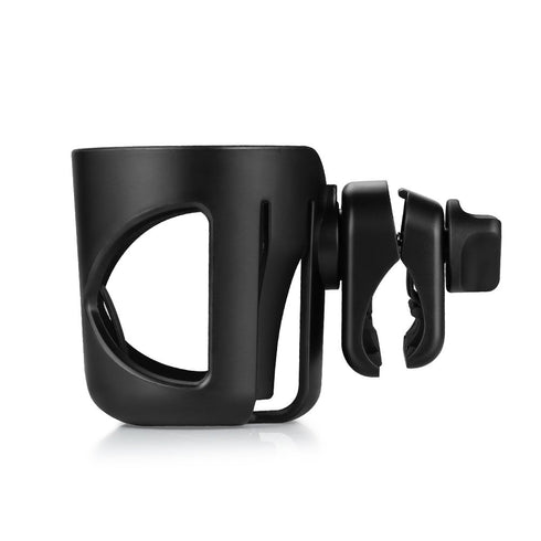 Accmor Universal Cup Holder, Stroller Cup Holder, Bike Cup Holder, 360° Rotatable Large Caliber Designed Cup Holder for Stroller, Wheelchair, Walker, Scooter, Black