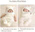 Baby Swaddle Blanket, Cute Cotton Plush Receiving Wraps for Boys Girls, Soft Newborn Sleeping for 0-6 Months