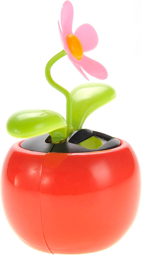 PowerTRC Dancing Flower | Solar Powered Desk, Window, or Car Decoration Gift Toy | Fun Swinging Flower, No Batteries