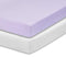 Everyday Kids 2-Pack Fitted Crib Sheets, 100% Soft Microfiber Baby Sheet, White and Lavender Nursery Sheets