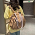 Grluvxo 15 Backpack Everyday Bag Tote for Women Large Capacity with Compartments Travel Work Shoulder Bag Convertible
