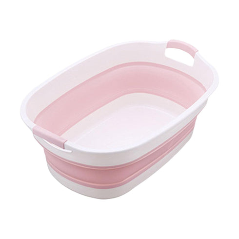 Generic ToddlerBathTub- Foldable Washing Basin, Portable PetBathTub| Lightweight Travel BabyBathTub, Dog Washing and