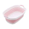 Generic ToddlerBathTub- Foldable Washing Basin, Portable PetBathTub| Lightweight Travel BabyBathTub, Dog Washing and