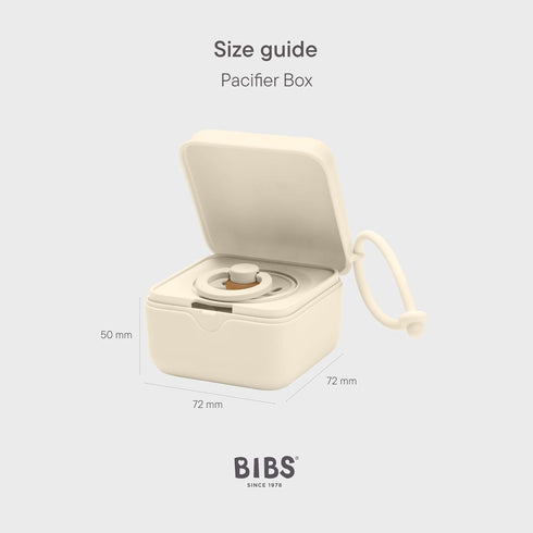 100% BIBS Liberty Pacifier Box with Strap. Soother Holder and Steriliser case. BPA Free Food-Grade Material - Bobo