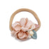 cherrboll 4pcs Baby Girl Flower Headbands, Super Soft & Stretchy Nylon Floral Hairbands for Newborns