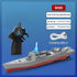 2.4GHz 055 HC-803 Remote Control Warship RC Military Battleship, Remote Control Boat for Lakes and Rivers, RC Armed