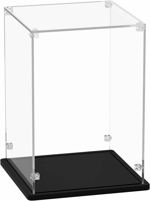 Acrylic Display Case 8x8x12 inch - 3mm Thick Acrylic Display Box with