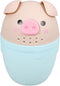 Toddmomy Cute Pig Bath Rinse Cup for Babies Thick Baby Shampoo Cup