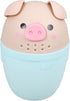 Toddmomy Cute Pig Bath Rinse Cup for Babies Thick Baby Shampoo Cup