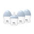 Anti-Colic Glass Baby Bottle 5oz with "S" Flow Rate Nipple for 0-3 Months, 4 Pack, MM101A