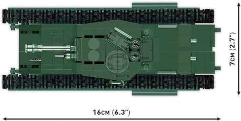 Set, 315 COBI Historical Collection World War II Churchhill MK. IV Tank Building Pieces