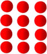 he andi 1.75 inch Red Sponge Soft Ball, Close-Up Magic Street Comedy Trick Props (12PC)