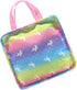 Toyvian Doll Tote Bag Storage Bags for Clothes Clear Organizer Bags Clear Tote Handbag Suitcase for Kids Toy Suitcase Backpack Accessories Unicorn Bag for Kids Appendix Clothing Travel
