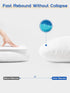 Wndy's Dream 60 inch Pregnancy Pillow with Removable Velvet Cover, Side J Type Full-Body Pillow for Back, Legs