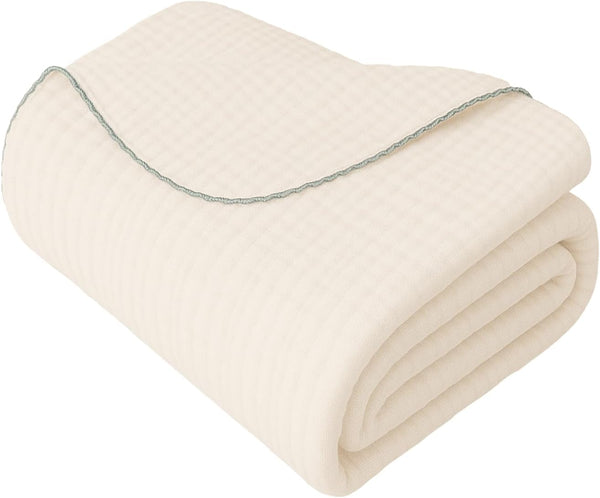 Toddlekind Kind Cloth Organic Cotton Muslin Baby Blanket (47 47 in) Multi-Use