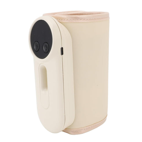 LAISANIM Portable Baby Bottle Warmer for Travel - USB Rechargeable, Silent Heating, Dual Lithium Ion Batteries