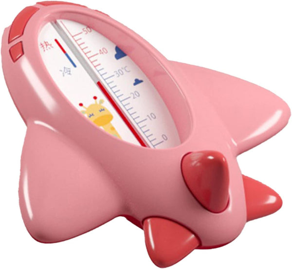 YWBL-WH Baby Bath Thermometer, Airplane Shape Lovely Multifunctional Infant Water Temperature Thermometer
