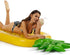 Swimming Inflatable Pool Floats for Kids and Adults, Large Water Inflatable Pineapple Pool Float for Pool