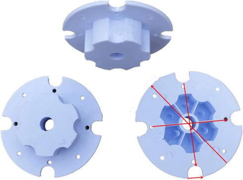 2 Pcs Children Electric Car Tire Adapter Connection Clip for Kids Toy Car Gearbox Coupler, Connects Motor and Tire