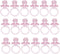 Unique Small Pink Acrylic Crystal Pacifier Favors - 18 Pieces, 1 inch -