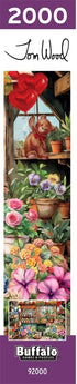 2000 38.5 26.5 Buffalo Games Jigsaw Puzzles for Adults Pieces - Tom Wood - The Flower Shop - Hard Adult Puzzle
