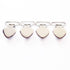 1" Metal Heart Pacifier Suspender Clips,Sutoyuen Pacifier Clips for Making DIY Craft