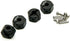 Aluminum 8mm Thickness 12mm Wheel Hex Drive Adaptors with Pins & Screws for Most of 1/10 RC Crawler Car Black (Black, 8mm)