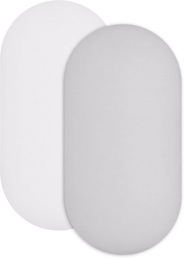 Featherhead 2-Pack Fitted Crib Sheets - 100% Cotton - 52" x 28"