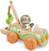 Hape Electric Wind Turbine Car Toy, Tree Planting E-Car for Kids Ages 3+ Years, Green Planet Explorers.