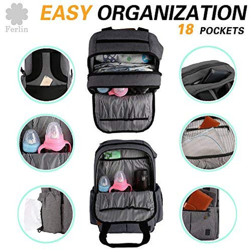 Ferlin Backpack Diaper Bag
