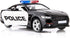 BDTCTK 1/36 Ford Mustang GT Police Car Model, Zinc Alloy Die-Cast Pull Back Vehicles for Kids (Black)