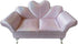 1/6 1/12 & Scale Dollhouse Furniture Miniature Sofa w/Hidden Jewelry Box for Women - Adult Collector Pink Decor