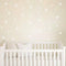 Peel and Stick Stars Wall Decals for Kids, Baby Bedroom Nursery, Living Room, Tribal TeePees Vinyl Stickers (White)