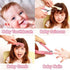 Buachois Set Baby Grooming Kit, Infant Safety Care with Hair Brush Nail Clipper Nose Cleaner Finger Toothbrush Scissor