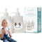 FAMILY FRUITS BPA Free, Silicone, Reusable Pouches for Toddlers 2 Pack Hippos, Easy to