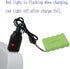 Blomiky 6V 2200mAh Ni-MH Rechargeable Battery Pack, 5 AA with SM-2P Black 2 Pin Connector Plug and USB Charger Cable