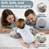 Tummy 0-6 Time Activity Toy | Baby Sensory Pillow for Infants Months | Pillow with Detachable Rattle | Crinkle
