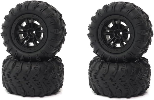 4PCS 85MM Tire Wheel Tyre RC Spare Parts, Compatible with JJRC Q117-A Q117-B RC Car